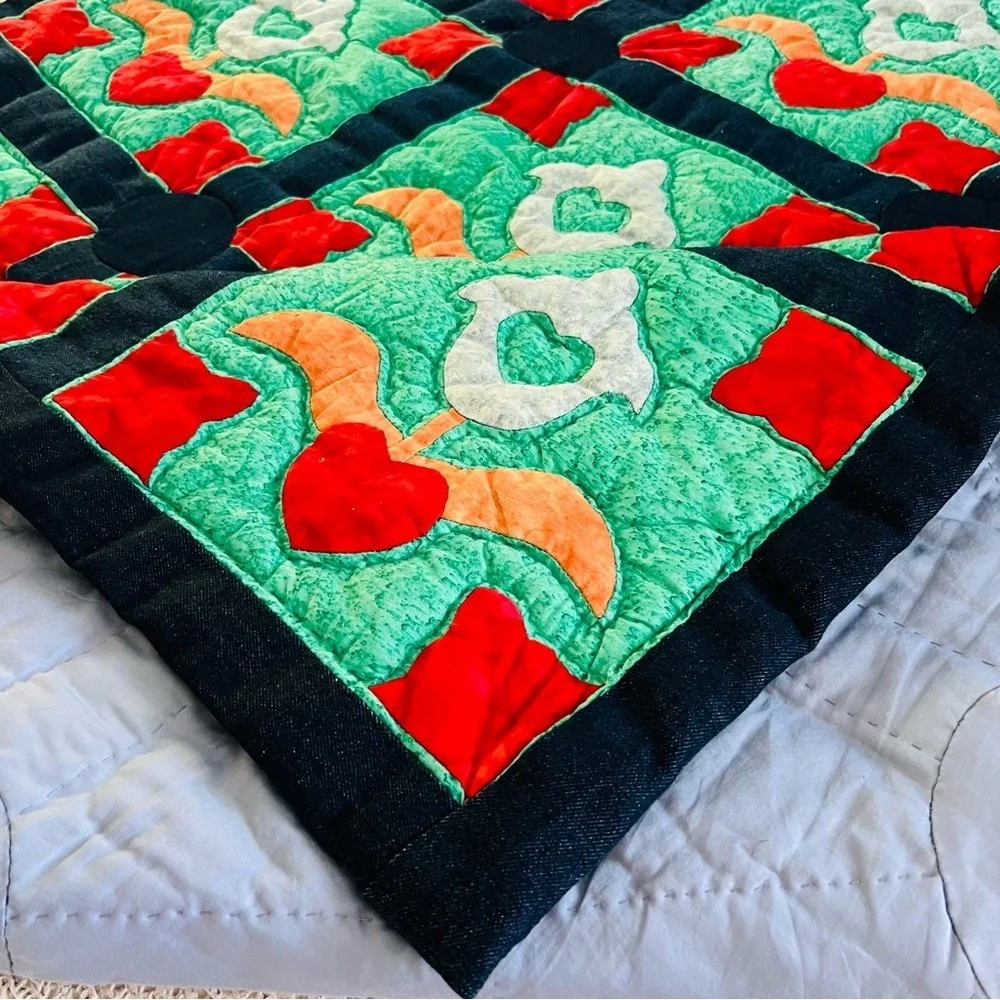 Handmade vintage quilt